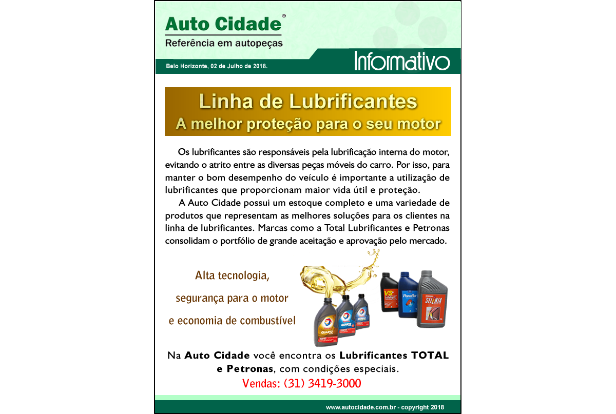Linha de lubrificantes